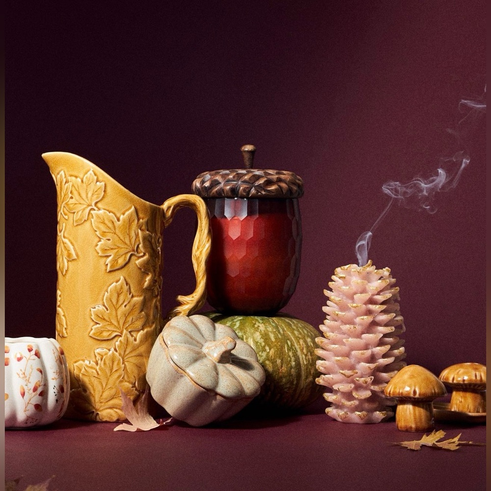 Anthropologie Artisan Acorn Candle, NWT - Picture 5 of 6